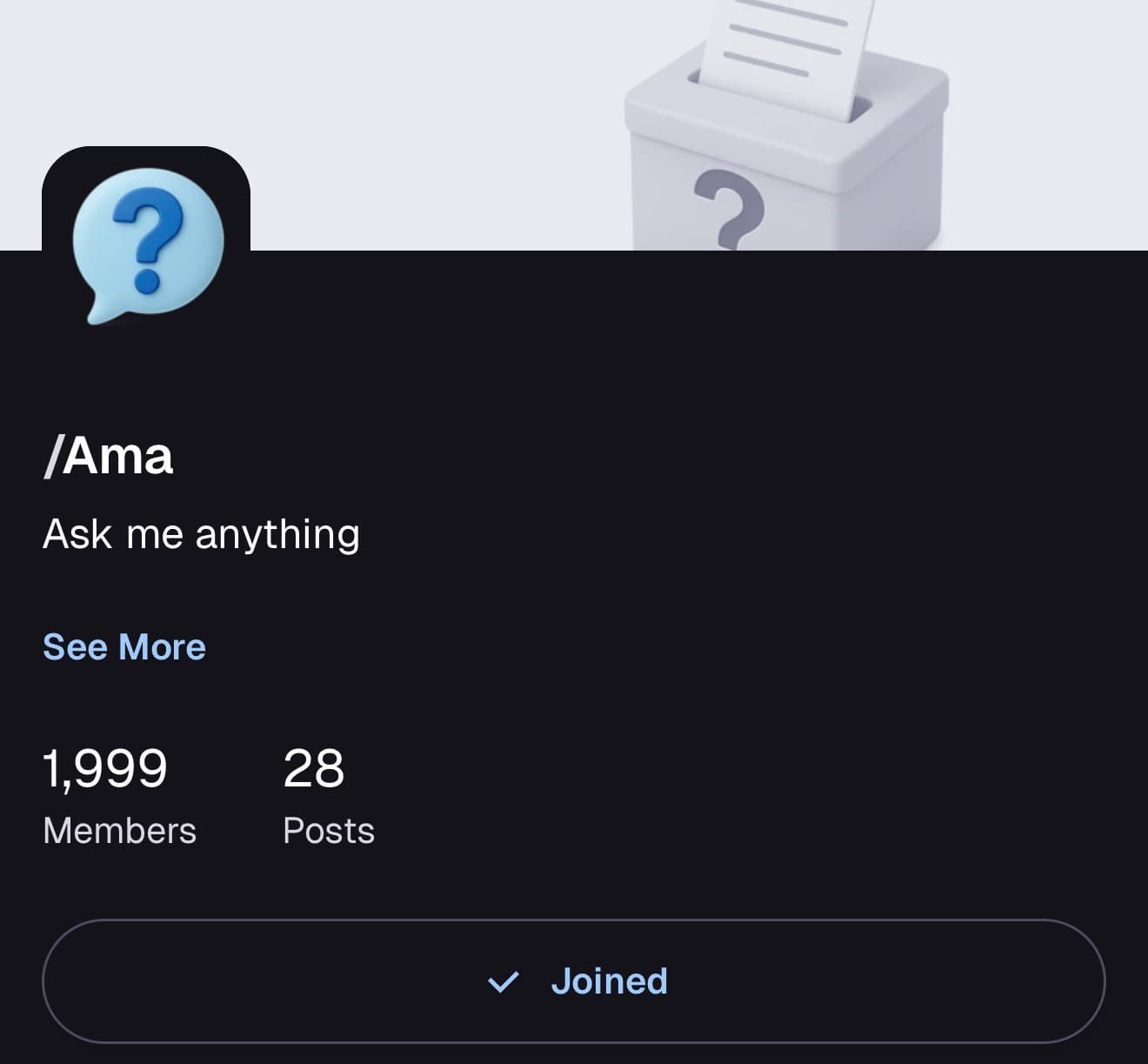 Whh does /Ama only has about 2k members? - Image