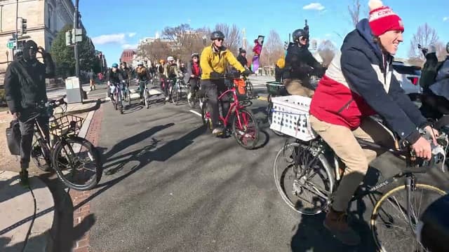 DC Bike party - Ride for federal workers - DuPont Circle - 3-8-25 - Part 1 - Featured Image