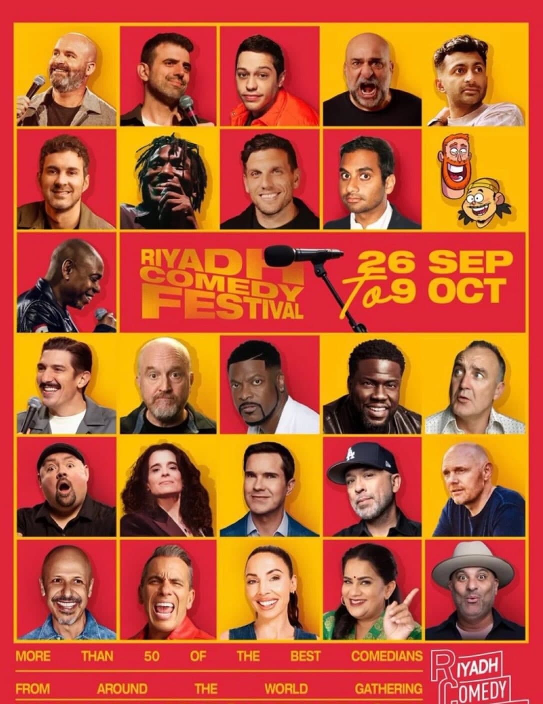 Riyadh Comedy Festival lineup - Image