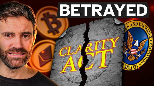 Crypto BETRAYAL!! Coinbase KILLS The CLARITY Act!! - Featured Image