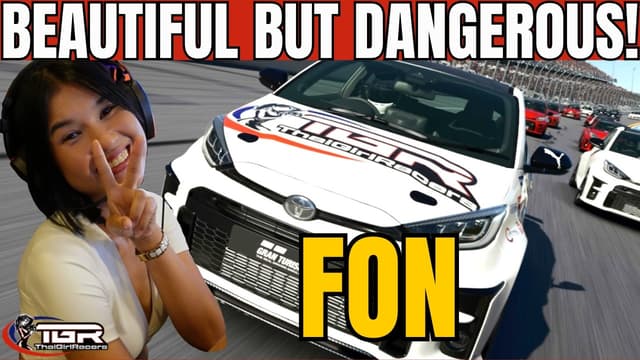SHE CAN'T DRIVE! 🏎️ Fon’s Hilarious First Time on the GT7 Simulator | First Time Sim - Featured Image