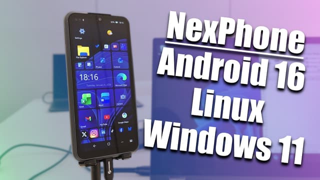 NexPhone Hands On! The Android Phone Which is ALSO a Linux AND Windows PC! - Featured Image