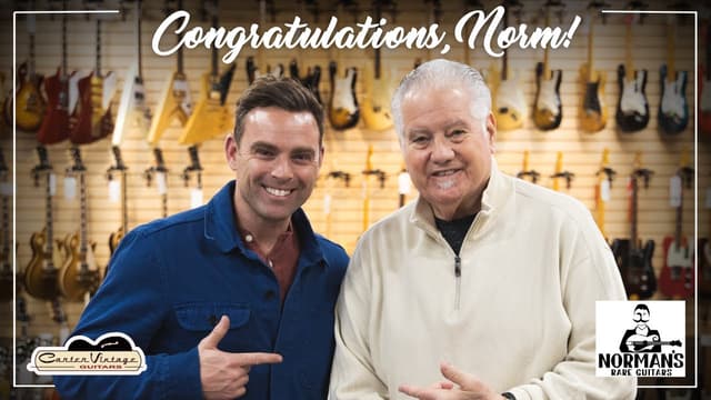 Big News from Norm at Norman's Rare Guitars - Featured Image