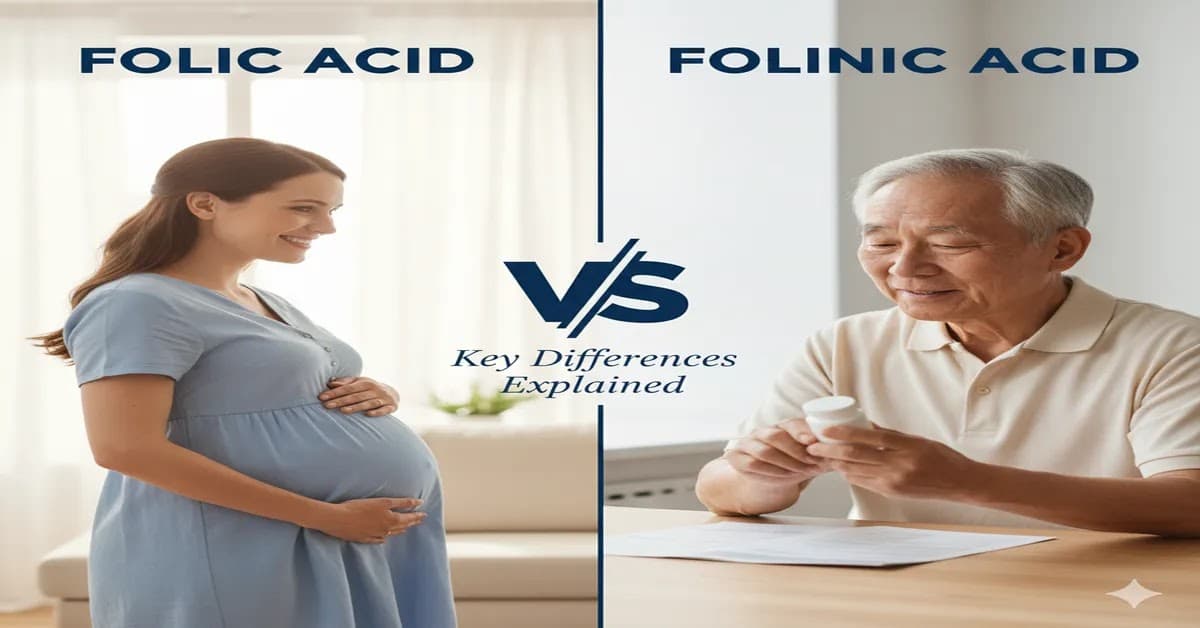 Health Vitals News: Folinic Acid vs Folic Acid: Key Differences Explained - Featured Image