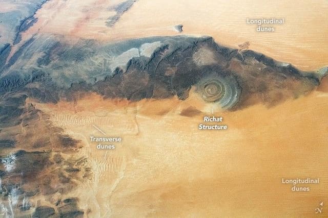 The Eye of Sahara - NASA Science - Featured Image