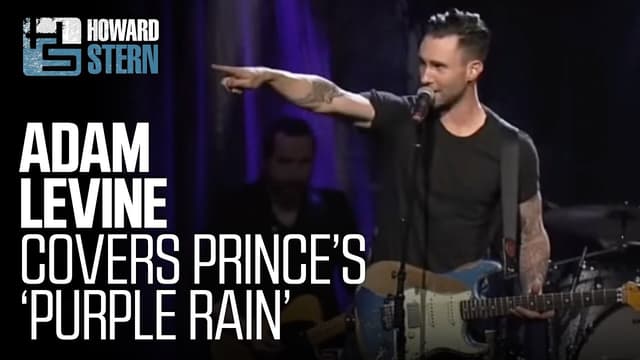 Adam Levine Performs "Purple Rain" at the Howard Stern Birthday Bash on SiriusXM - Featured Image