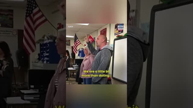 Miss Barker Was NOT Ready for This... #shorts #repost #school #proposal - Featured Image