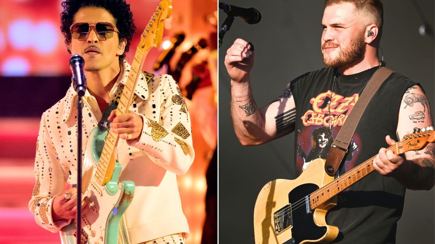 Bruno Mars and Zach Bryan top the pop charts this week : NPR - Featured Image
