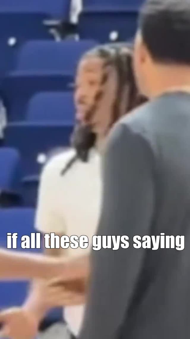 Watch [tippernaughtsports] Ja Morant and Vince Williams Jr. Lip Reading | Streamable - Featured Image