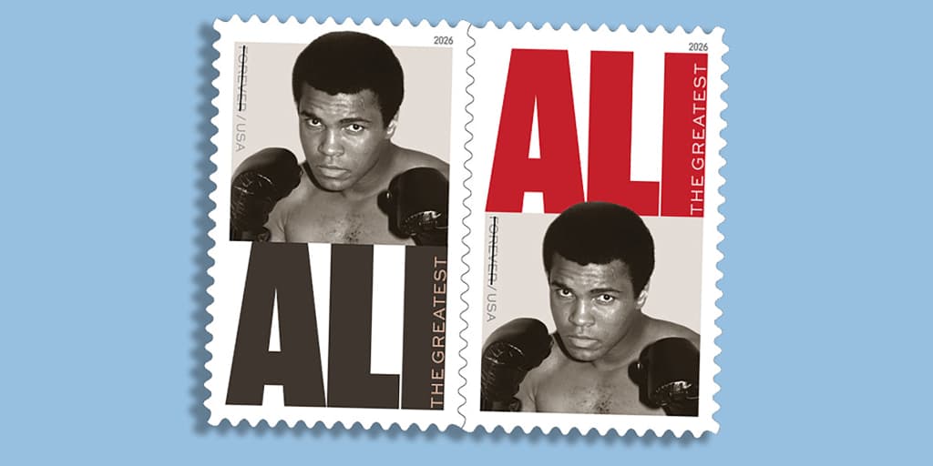 Muhammad Ali will be honored with a commemorative U.S. postage stamp - Featured Image