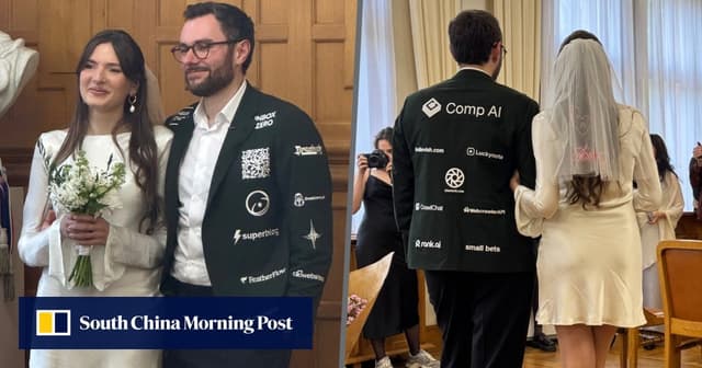 Frenchman sells advertising space on wedding suit, raises US$12,000 from start-ups - Featured Image