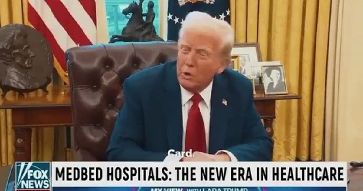 Donald Trump publishes AI video on medbed conspiracy theory, claiming every American will get access the fictional items - Featured Image