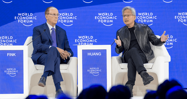 ‘Largest Infrastructure Buildout in Human History’: Jensen Huang on AI’s ‘Five-Layer Cake’ at Davos | NVIDIA Blog - Featured Image