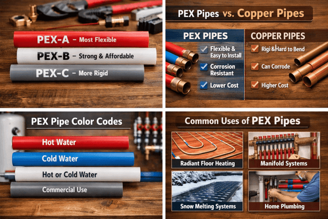 What Are PEX Pipes? A Complete Guide to PEX Plumbing and Color Codes - Sassy Feeds - Featured Image
