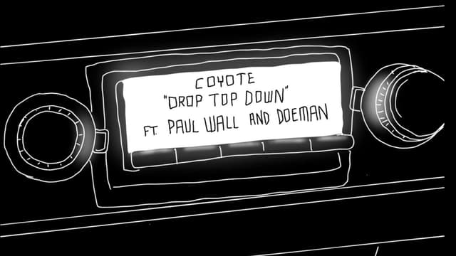 Coyote, Paul Wall & Doeman - Drop Top Down (Official Visualizer) - Featured Image