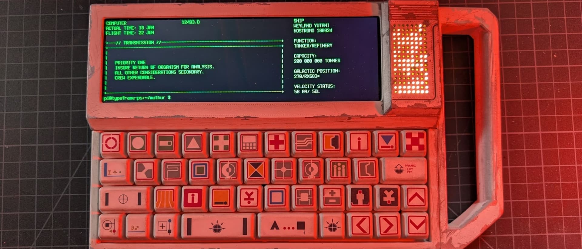Alien fan builds a better Raspberry Pi cyberdeck — The MU/TH/UR of all homages to a classic movie series | Tom's Hardware - Featured Image