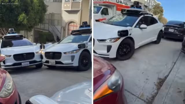 3 Waymo self-driving cars in 'standoff' cause traffic jam in San Francisco - Featured Image