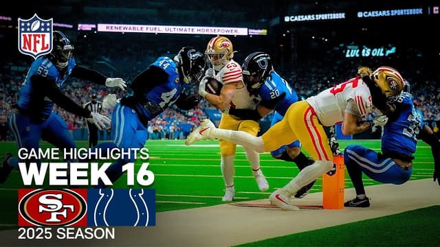 San Francisco 49ers vs Indianapolis Colts Game Highlights | 2025 NFL Season Week 16 - Featured Image