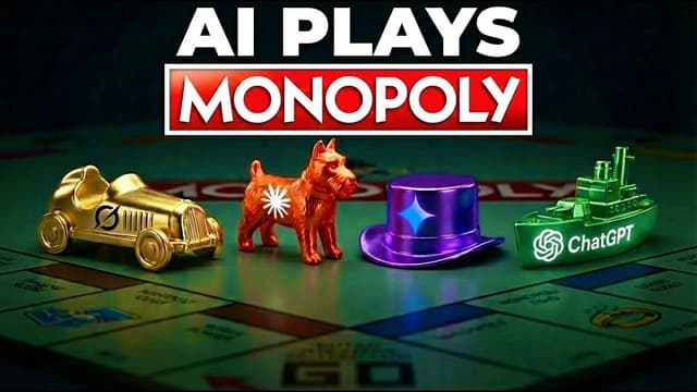 GPT 5.2 vs Claude Opus 4.5 vs Grok 4.1 vs Gemini 3 Pro - AI Plays Monopoly - Featured Image