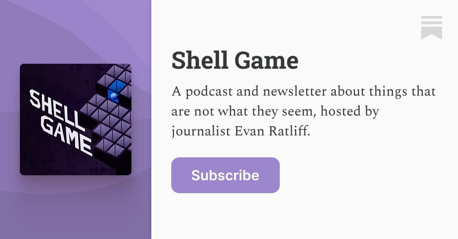 Shell Game | Evan Ratliff | Substack - Featured Image