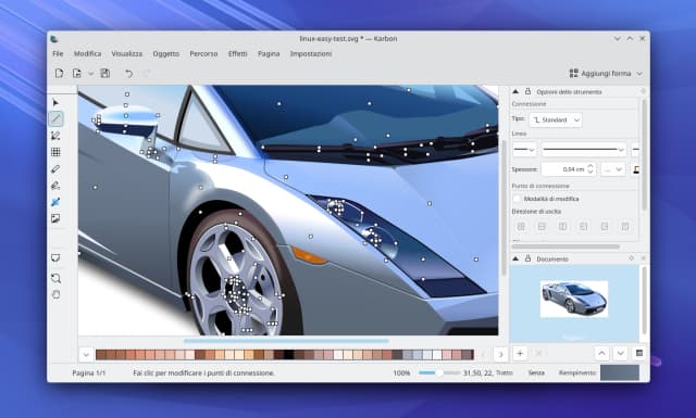 Karbon: il disegno vettoriale secondo KDE - Featured Image